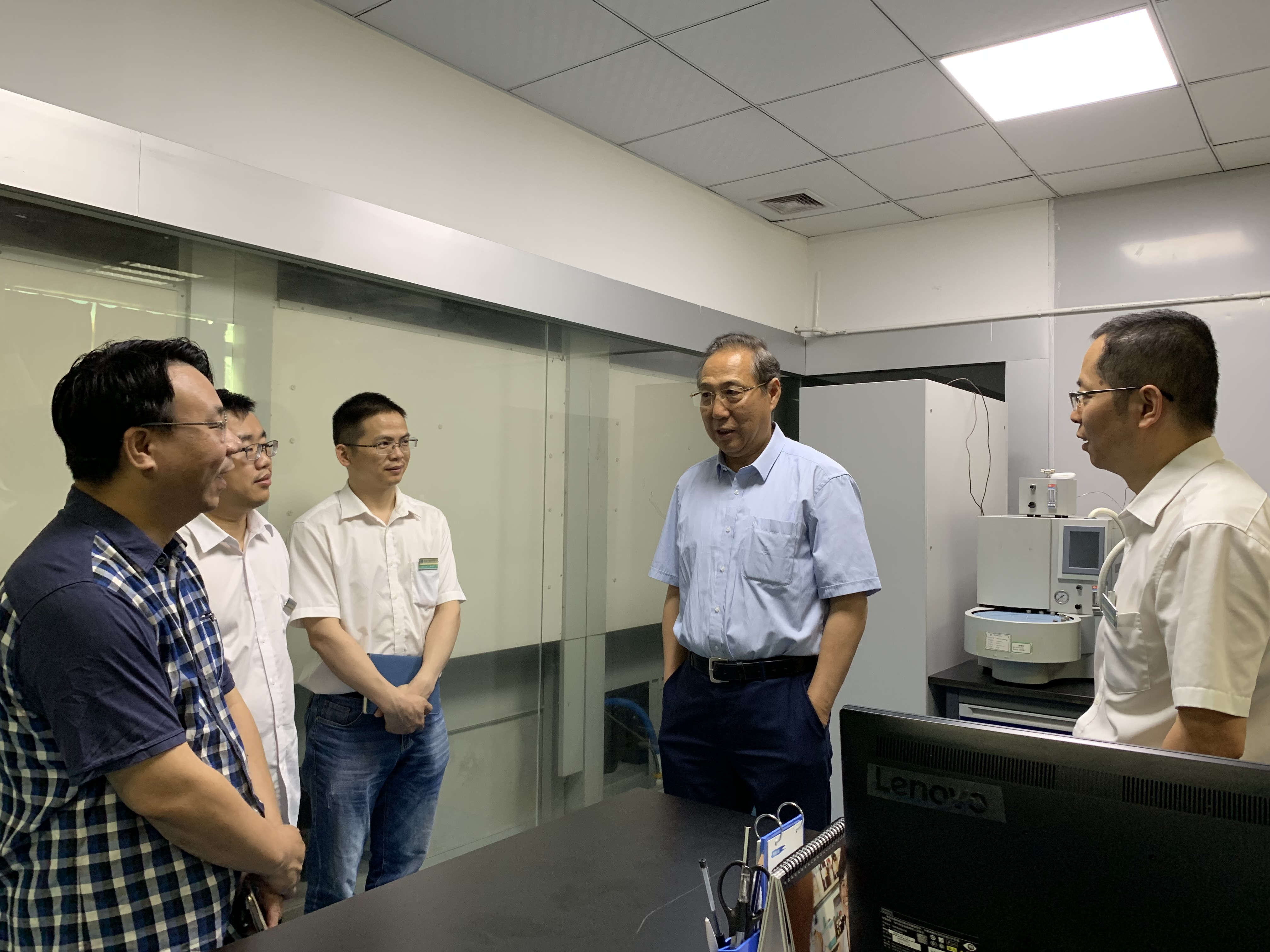 段寧院士蒞臨長隆科技參觀指導